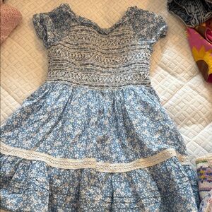 Ralph Lauren Blue Floral Kids Dress